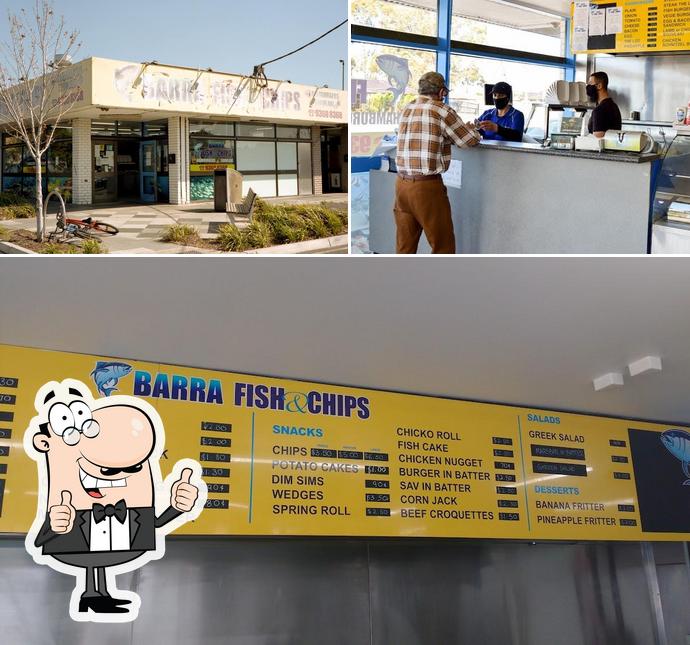 Barra Fish & Chips in Altona Meadows Restaurant menu and reviews