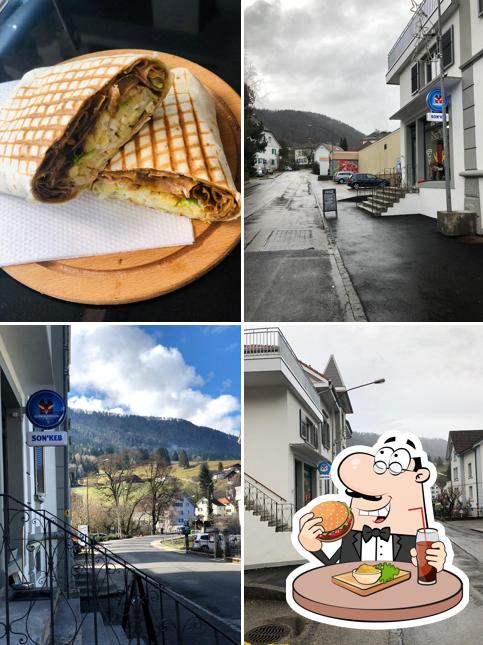 Commandez un hamburger à Son'Keb Kebab Sonceboz