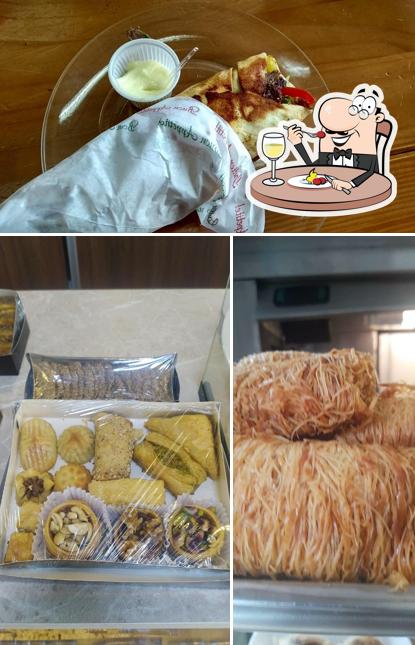 Platos en Al Beek Gastronomia Árabe