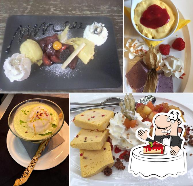 Gasthaus Stern Bangs bietet eine Auswahl von Desserts 