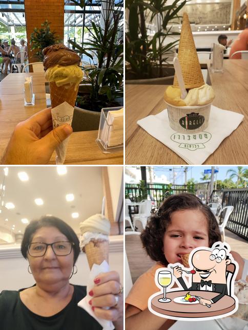 Sorvete em Gelato Borelli Santos