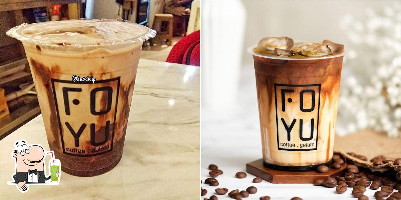 Enjoy a drink at Foyu Coffee & Gelato