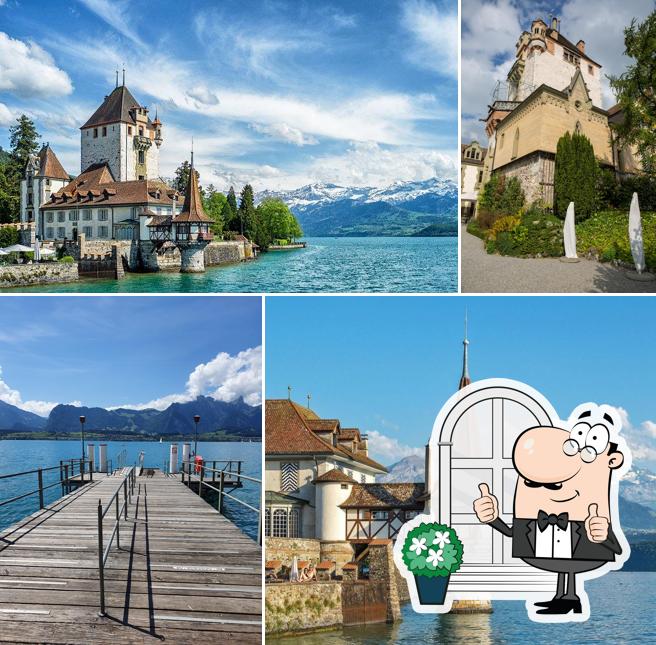 Goditi la vista dagli esterni di Schloss Oberhofen