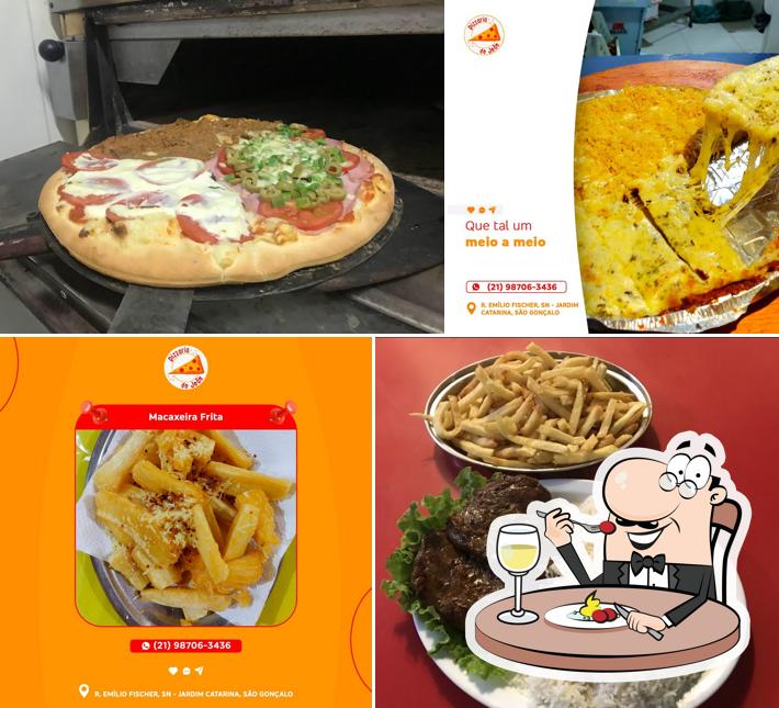 Comida em Pizzaria do João