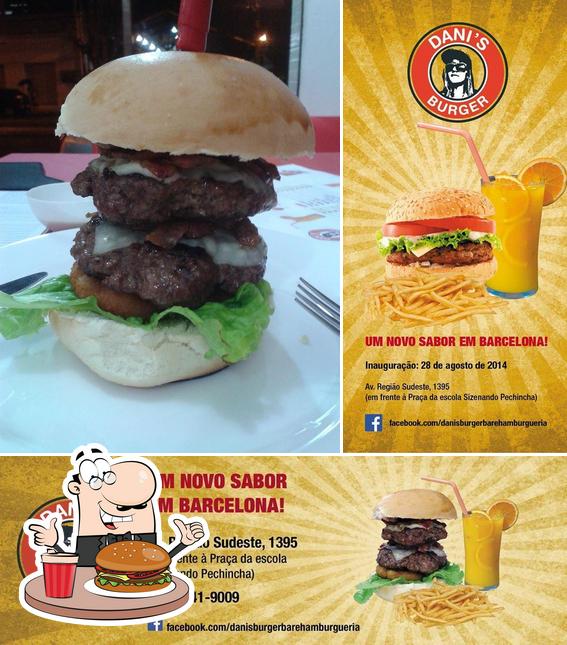 Consiga um hambúrguer no Dani's Burger