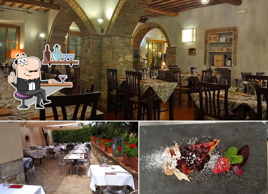 Questa è la foto che presenta la interni e cibo di Tre Porte Ristorante