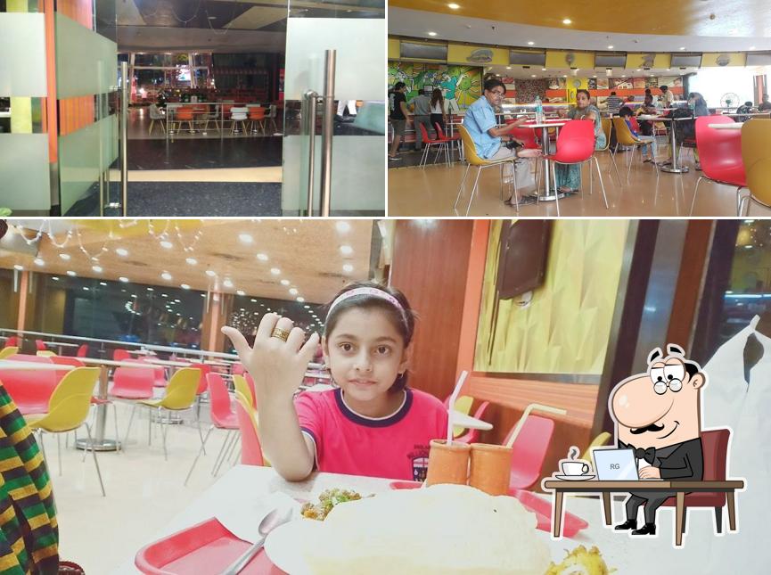 The interior of Haldiram Food City