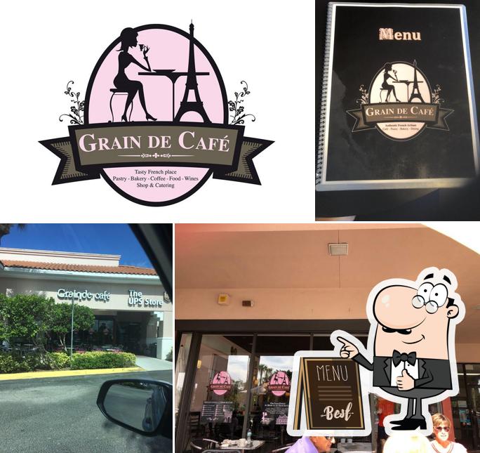 Look at this image of GRAIN DE CAFE