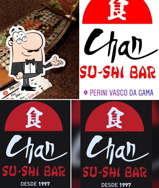 O interior do Chan Sushi Bar