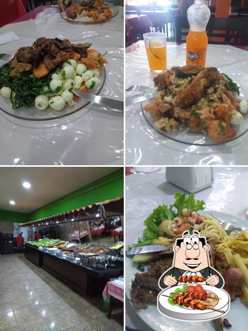 Costeletas de porco em Chico Potiguar Churrascaria