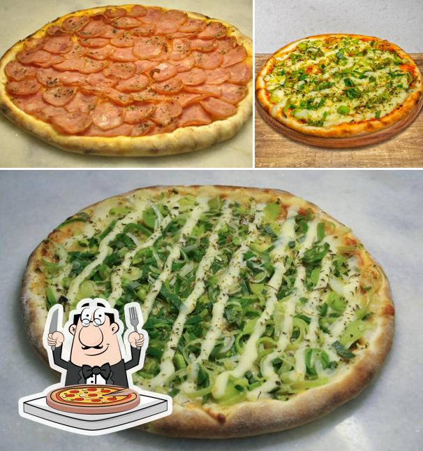 Escolha diversos estilos de pizza