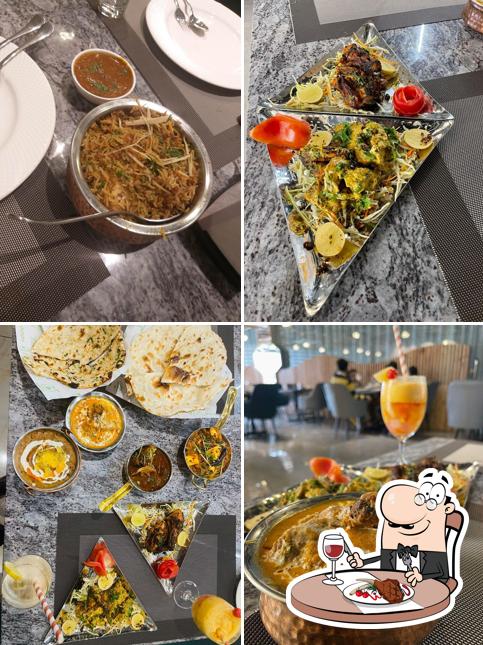 Meat dishes are offered by Kake Da Hotel