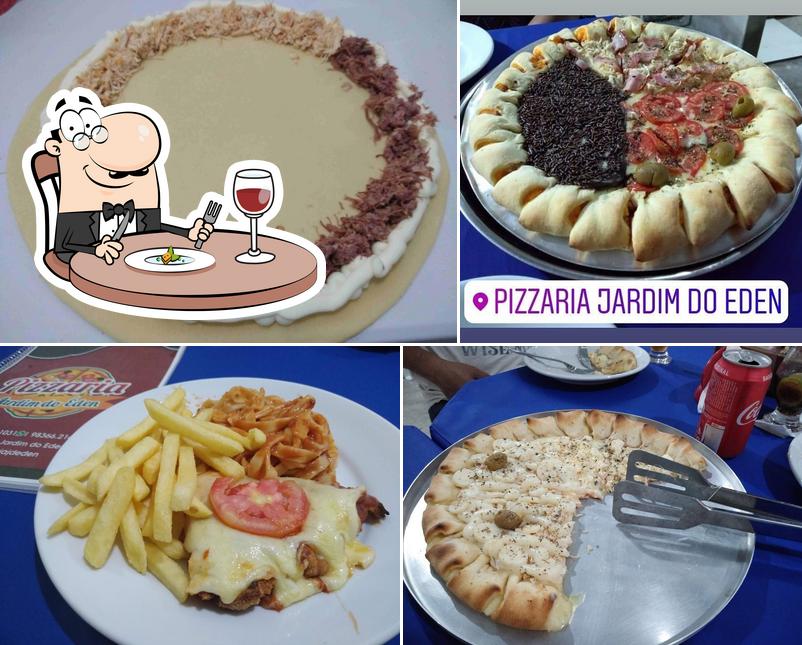 Platos en JARDIM DO ÉDEN PIZZARIA