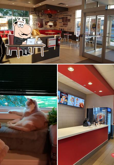 L'intérieur de KFC