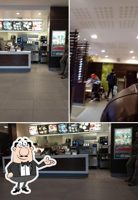 L'intérieur de McDonald's