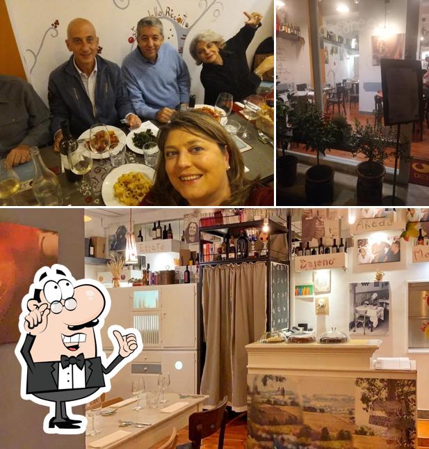 Dai un'occhiata agli interni di Osteria della Ricciotta