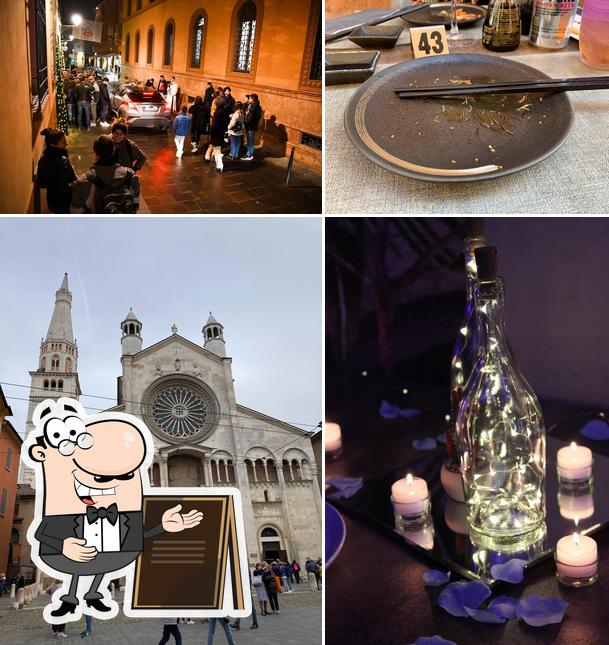 Las imágenes de exterior y bebida en Taberu Reggio Emilia Fusion Experience