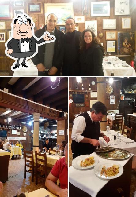 Gli interni di Trattoria Tre Spiedi