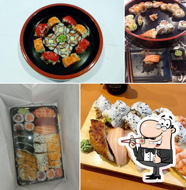Sushi-Rollen werden von Tokio Sushi Bar angeboten