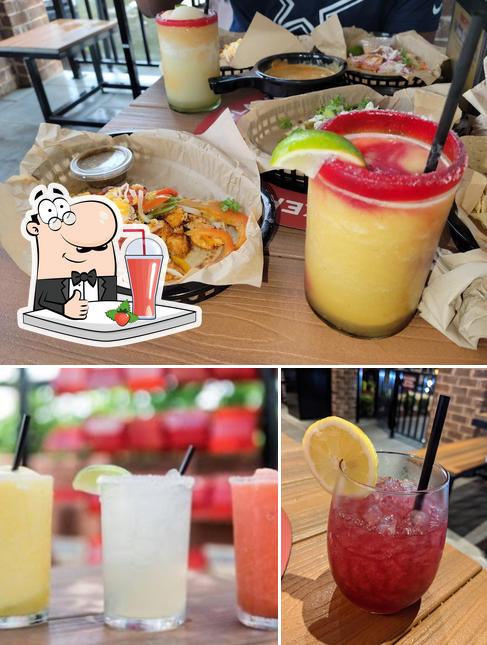 Enjoy a drink at Torchy's Tacos