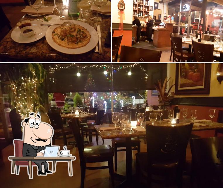 Check out how Bistro Baffi looks inside