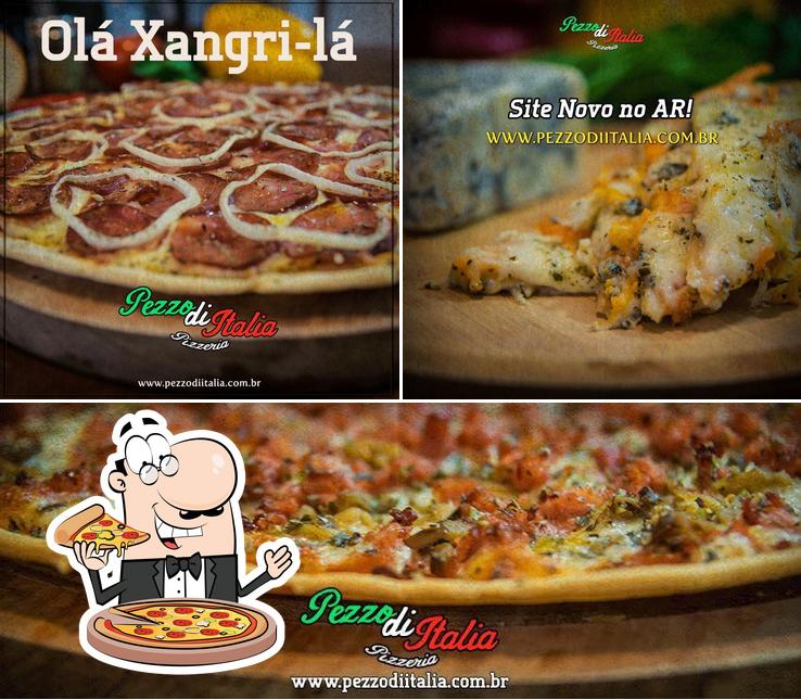 Peça pizza no Pezzo di Italia Xangri-La RS