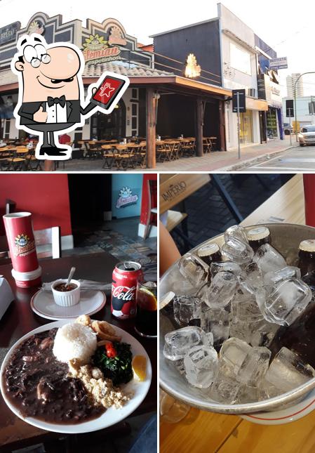 Esta é a ilustração mostrando exterior e bebida no BAHREM Beer Centro