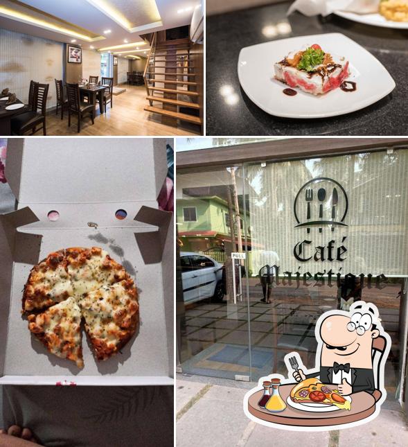 Order pizza at Cafe Majestiqué (Multi Cuisine)