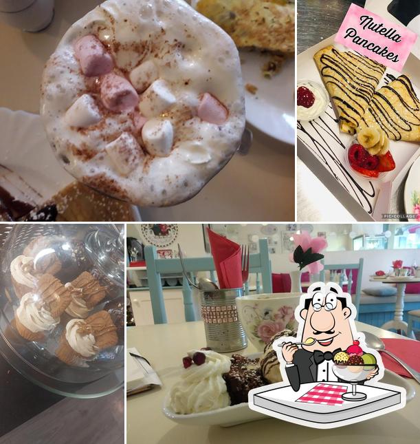 The Vintage Cafe offers a selection of sweet dishes