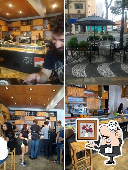 O interior do Bocca Lupo Focacceria e Caffé