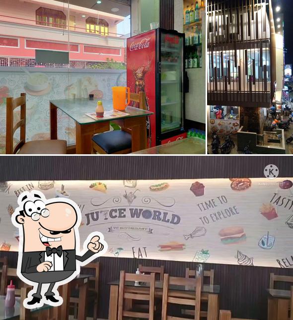 The interior of Juice World V2 Family Restaurant