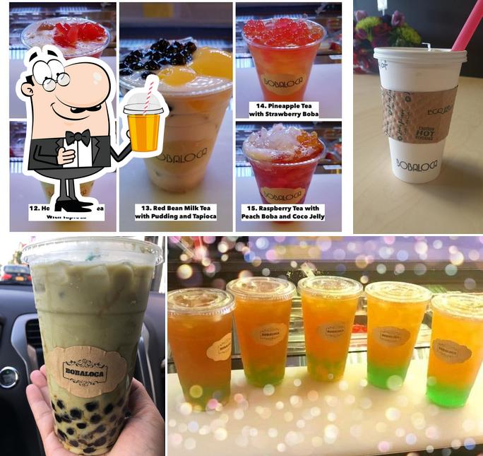 Bobaloca Bubble Tea and Coffee House in West New York Restaurant menu