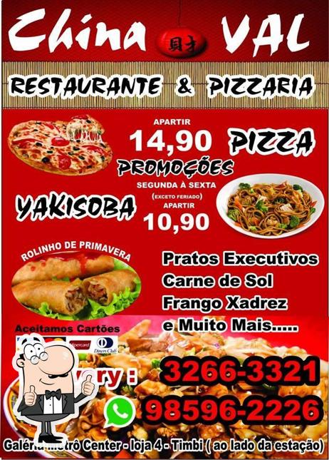 Here's an image of CHINA VAL PIZZARIA E RESTAURANTE