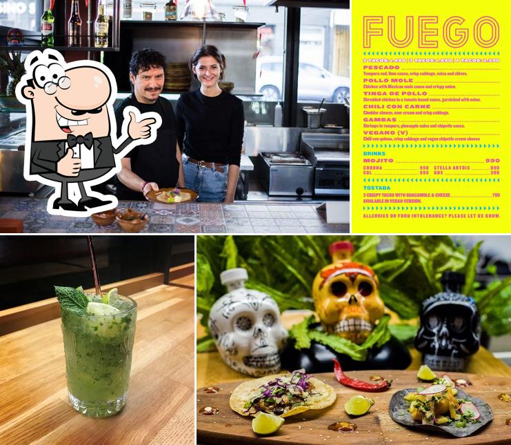 See this picture of FUEGO Taqueria