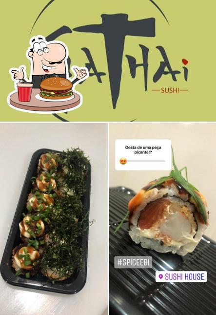 Peça um hambúrguer no GATHAI SUSHI