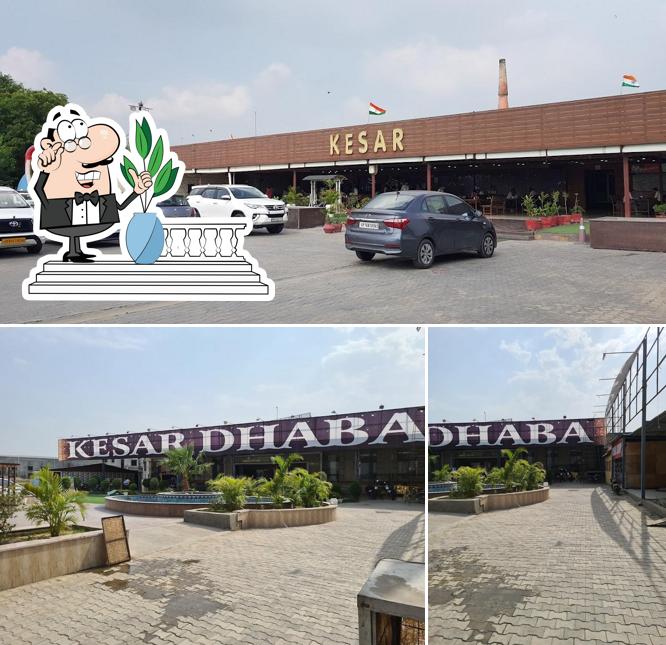 The exterior of Kesar Dhaba