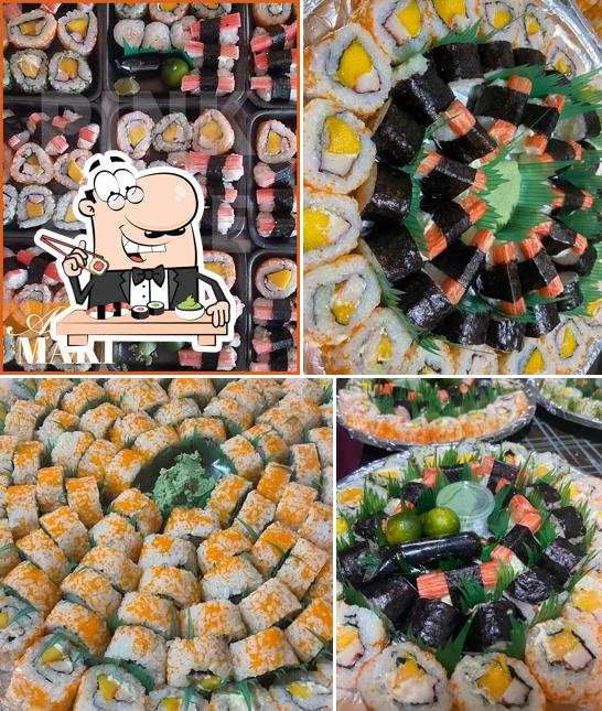 Try out different sushi options