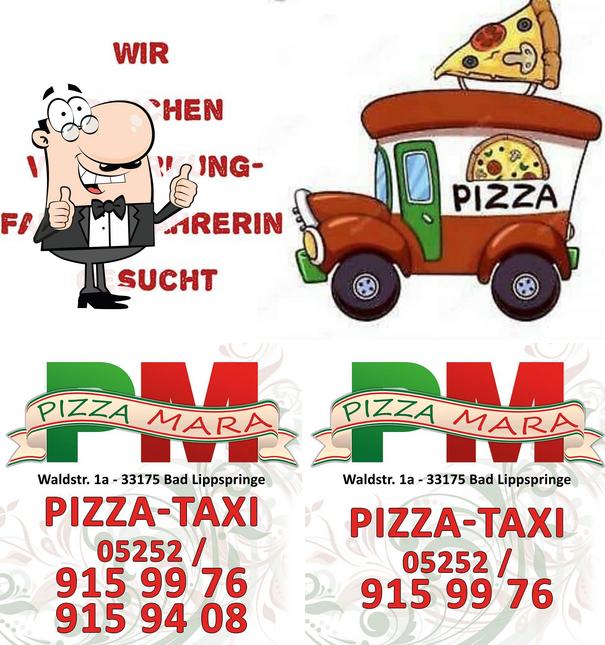 Это изображение пиццерии "Pizza Mara - Pizzeria Bad Lippspringe - Restaurant Bad Lippspringe - Fast Food Bad Lippspringe"
