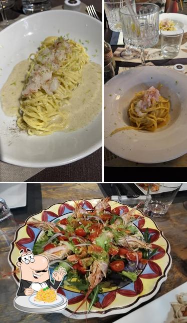 Spaghetti alla carbonara al Salotto 47