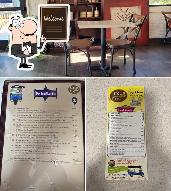 Brown Rice Thai Restaurant in Diamond Bar Restaurant menu and reviews