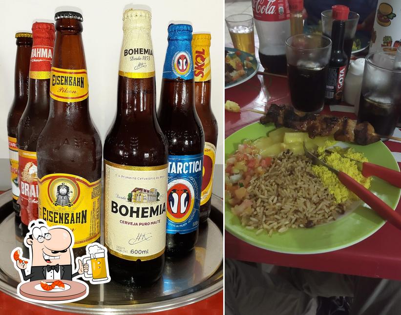 Negão Espetos Bar serve uma gama de cervejas