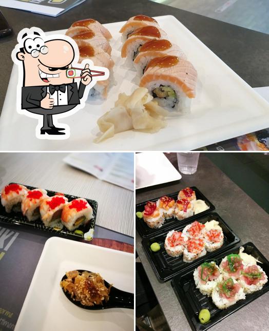 Prenditi le diverse opzioni di sushi