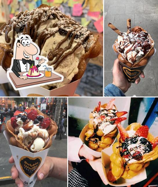 Bubble waffle factory, 20 Liffey street lower in Dublin - Restaurant ...