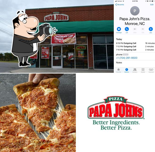Look at the picture of Papa Johns Pizza