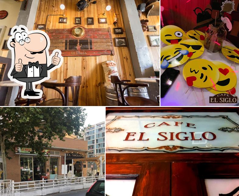 Here's a photo of Café El Siglo