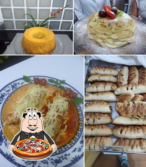 Consiga pizza no Lanchonete Favo De Mel