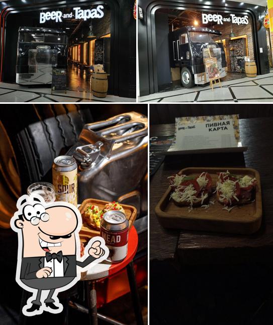 Estas son las fotografías que muestran exterior y comida en Beer and Tapas