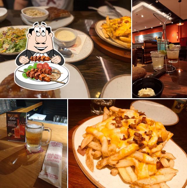 Comida em Restaurante Outback Steakhouse