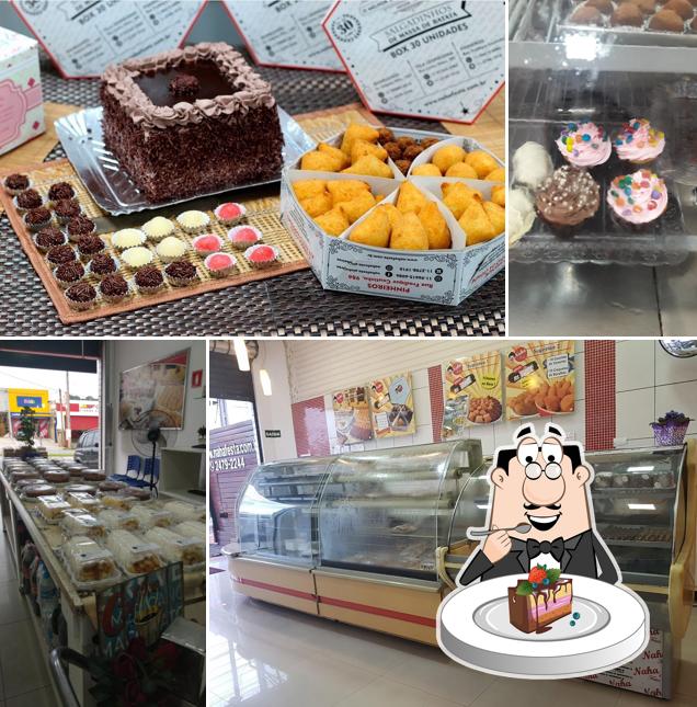 Bolo de chocolate em Naha Festa