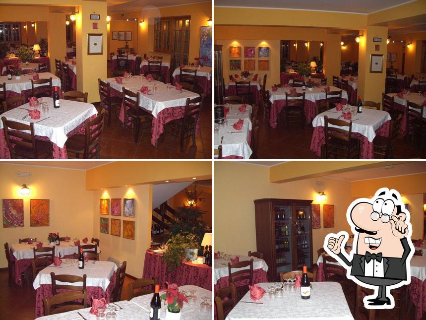 The interior of Ristorante Greco